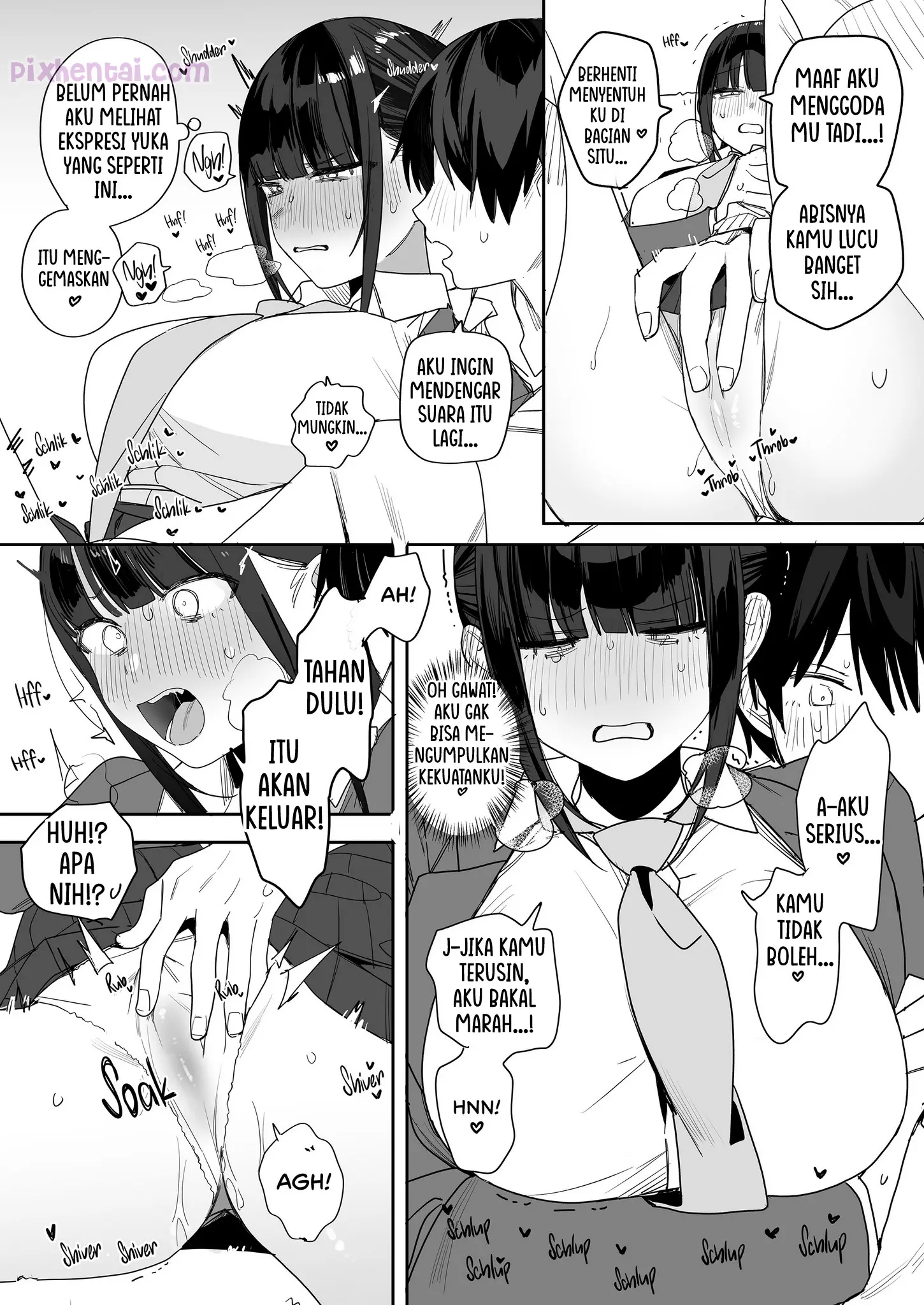 Komik hentai xxx manga sex bokep Satu satunya Kelemahan Yuka yang Tanpa Cela Mudah Terangsang 9